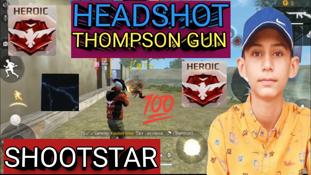 Thompson Cs:go FREE FIRE CS RANK Gameplay|| FREE FIRE CS RANK PUSH|| THOMPSON GUN ...