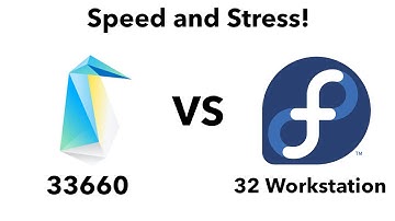 Clear Linux OS 33660 vs Fedora 32 Workstation - Speed and Stress (Shortened)!