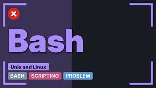 Unix & Linux: Loop with 2 variables in a bash script (4 Solutions!!)