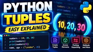 Python Tuples Explained in 10 Minutes | Python Tuples Tutorial for Beginners