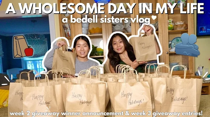 BEDELL SISTERS MAKE LUNCHES FOR THEIR COMMUNITY?! - week 2 giveaway winner announcement! 