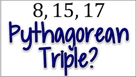 How to Identify Pythagorean Triples Using the Pythagorean Theorem
