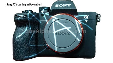 Again do NOT watch this video if you want FACTS: Sony A7V probably with new sensor!