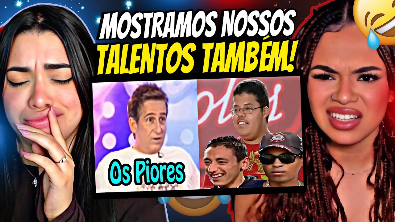 🔴 Os PIORES candidatos em Show de Talentos de todos os tempos! | [ NAT e VIC MV REACT]