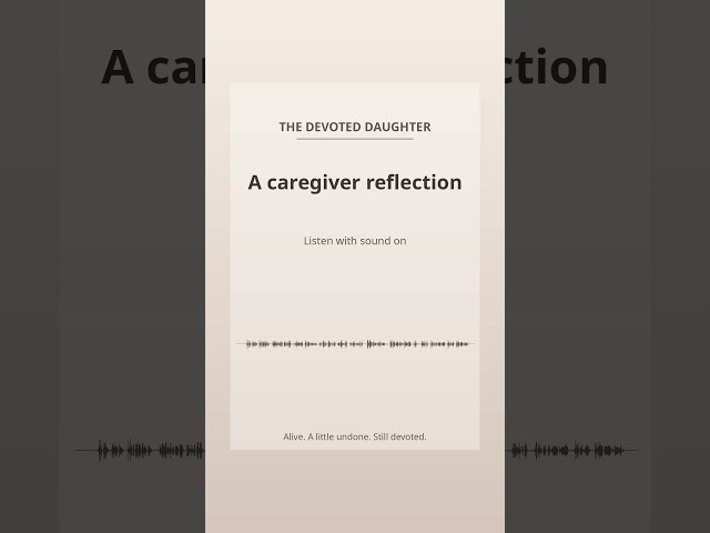 The Caregiver Gray Space