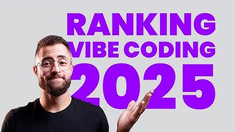 Ranking das melhores ferramentas de vibe coding (2025)