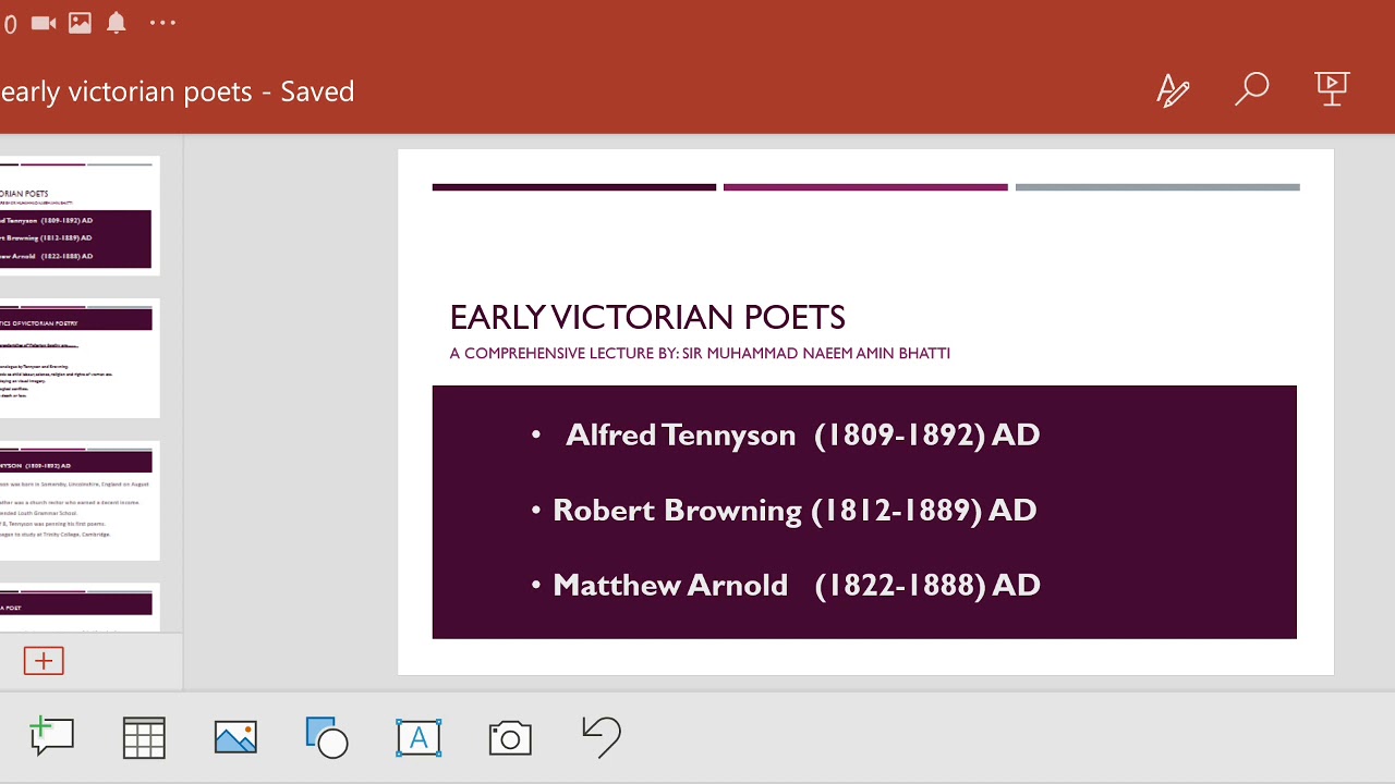 Early Victorian poets