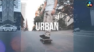 Urban Opener / Intro ( DaVinci Resolve Templates )
