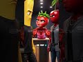 Bananito y Cerecito querían conquistar a Fresita… y ella los sorprendió😳🍓 #shorts #drama #suspenso