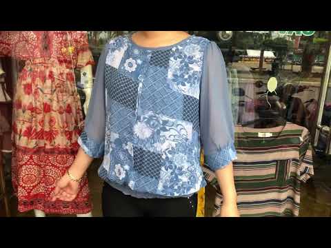 Áo trung niên đẹp nhất Việt Nam | áo kiểu trung niên 2018
