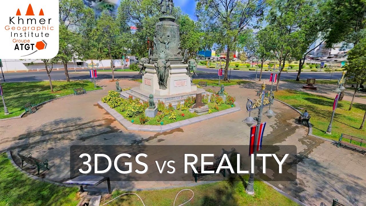 3DGS VIDEO - Monument in Phnom Penh