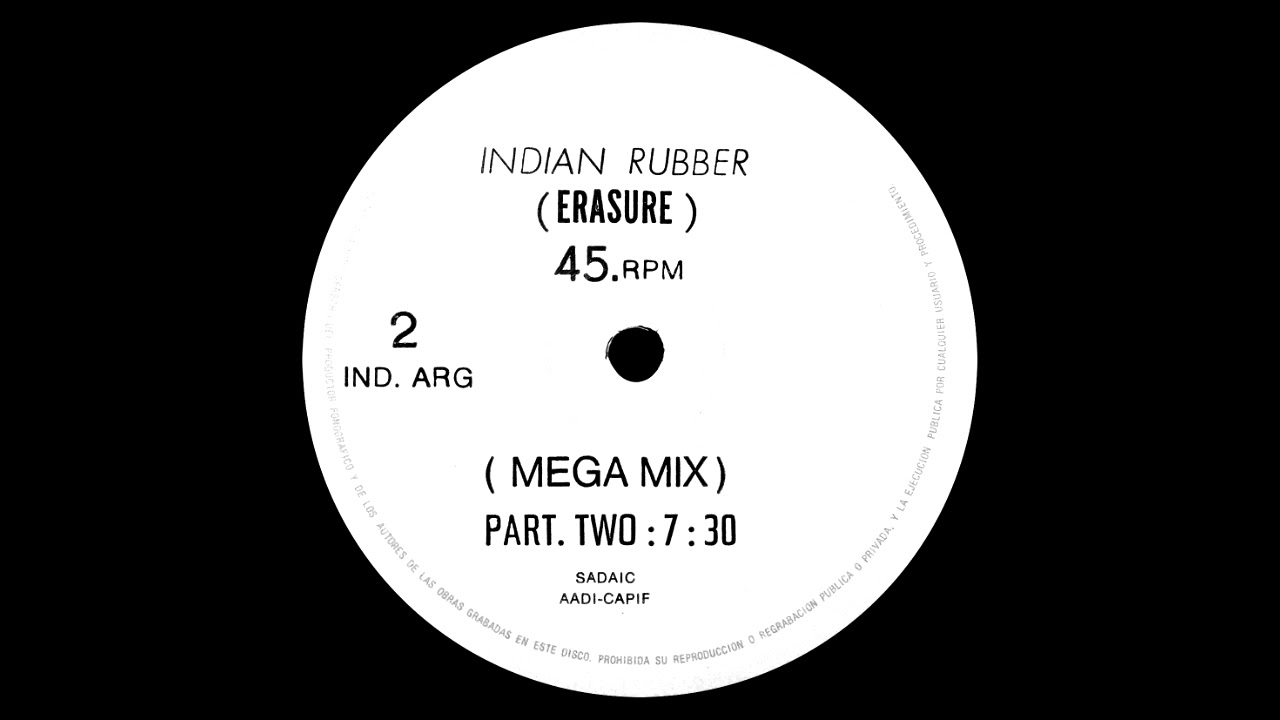 Erasure - Indian Rubber (Mega Mix 2)