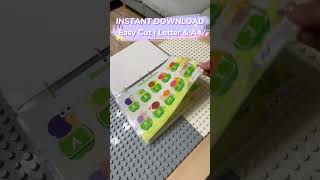 Spring Themed Busy Book #toddleractivities #busybook #quietbook  #kawaii #homeschool  #activitybook