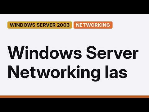 Error Win 2k3 "only one use of each socket is usually permitted" when trying to start IAS...