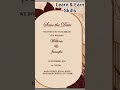 How to Design Wedding Card in PowerPoint | Elegant Save the Date 💍✨