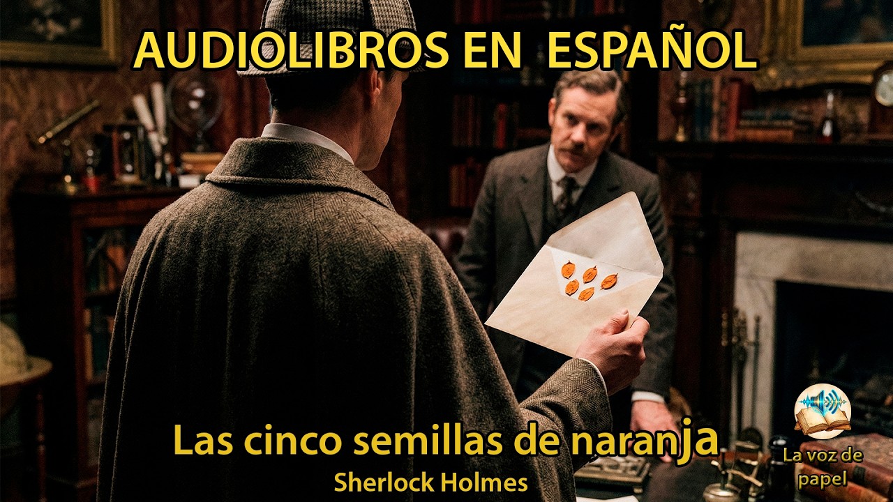 Sherlock Holmes: Las Cinco Semillas de Naranja | Audiolibro Completo (Voz Humana) 🎧