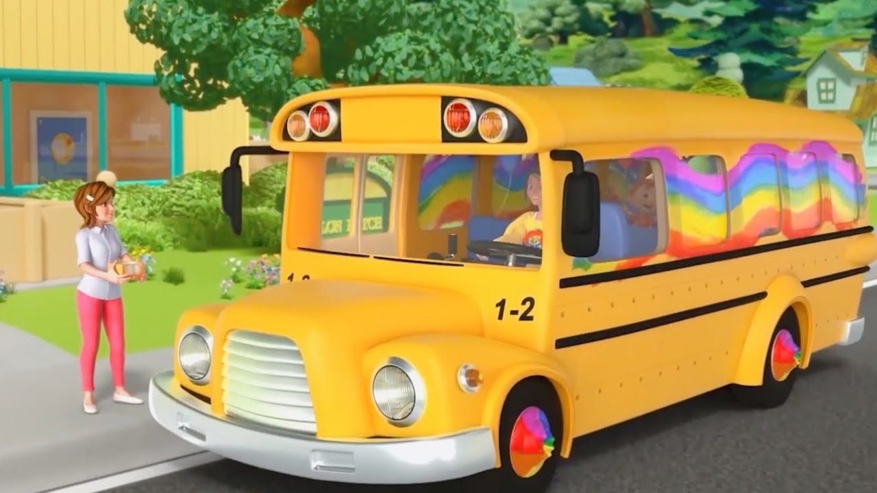 Wheels On The Bus 🚍 JJ & Cody Mega Remix | CoComelon City Adventure 2025 💥✨