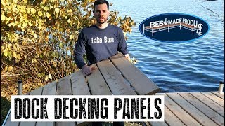 Removable Dock Decking Panels