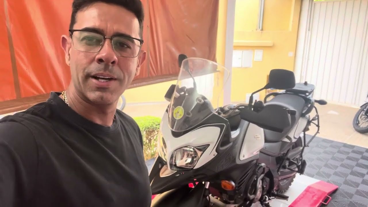 Revisão Suzuki Vstrom 650 2015 moto muito nova com apenas 27.000 km - Luiz Tavore Sorocaba