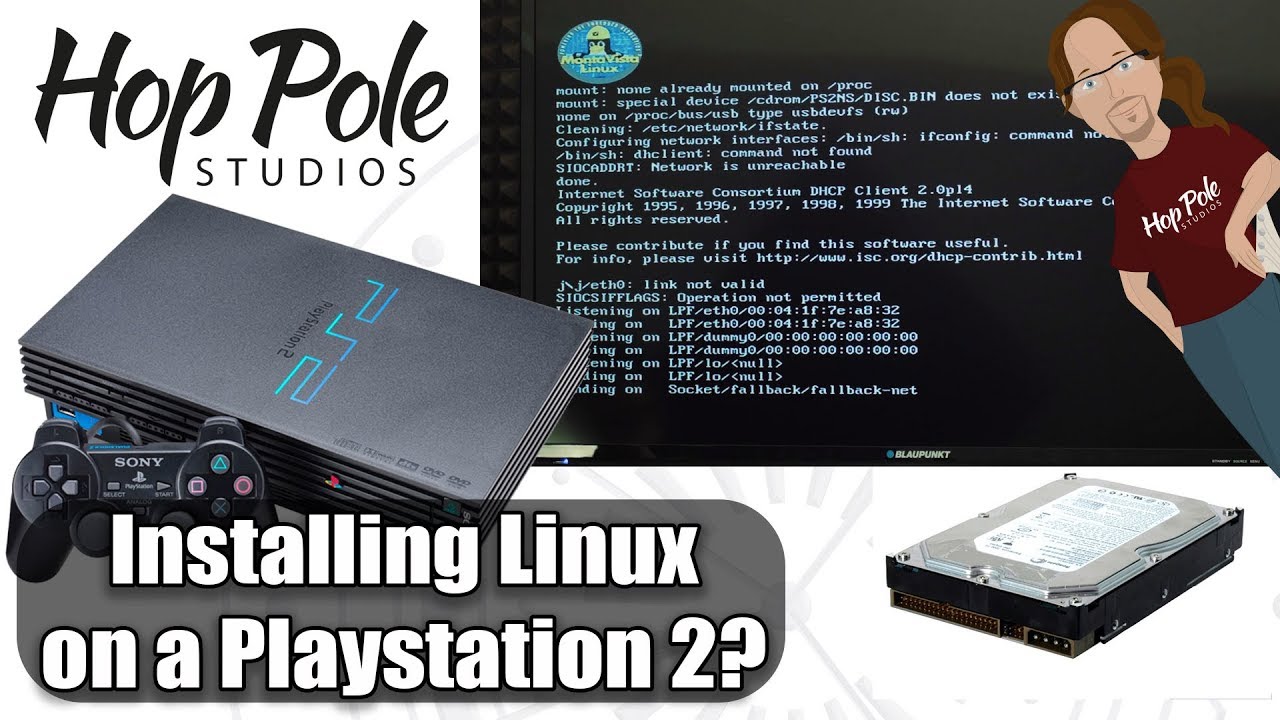 Fail - Installing Linux on a Playstation 2? - YouTube