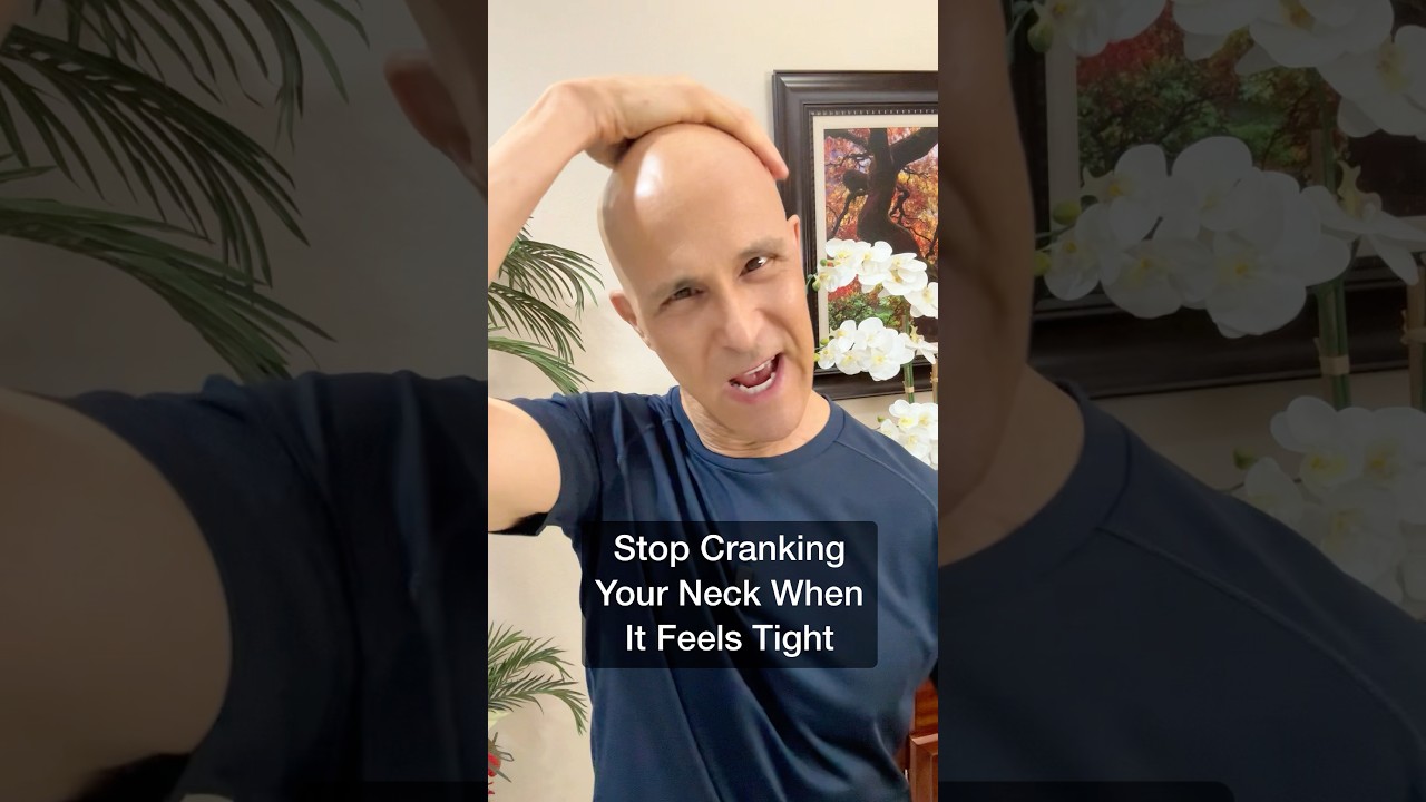 Stop Cranking Your Neck When It Feels Tight! #drmandell #health #neck #pain