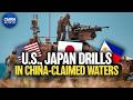 U.S.-Philippines-Japan Drills in China-Claimed Waters | China in Focus Mp3 Song