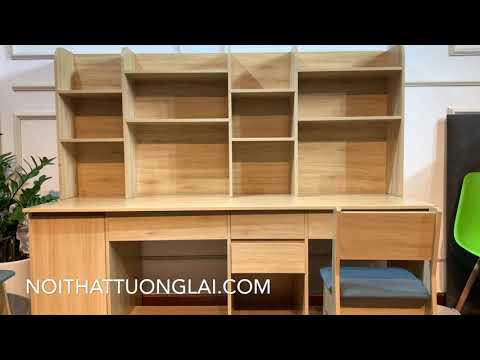 Video Mẫu bàn học đôi BH6801 bố mẹ nhất định phải mua cho trẻ - youtube