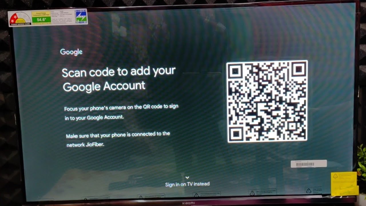Scan Code To Add Your Google Account | Scan Code To Add Your Google Account Tv 