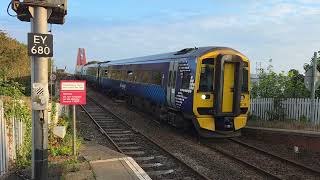 Travelling over the Forth Rail Bridge + Trains at North Queensferry & Edinburgh Waverley.