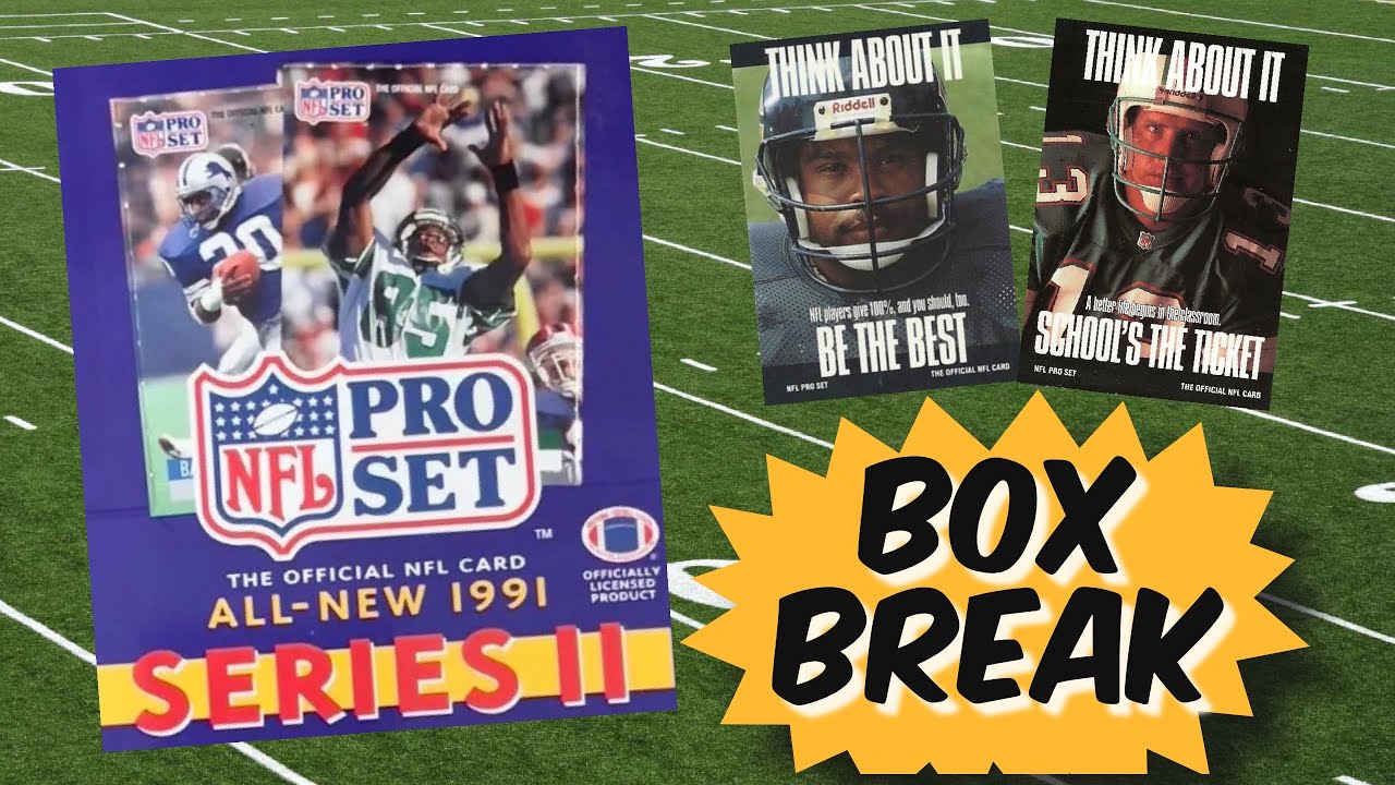 SANTA & FAVRE ROOKIE FOUND! 1991 NFL Pro Set Series 2 Box Break