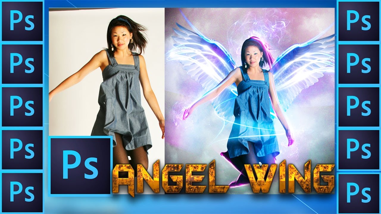 Photoshop Manipulation | Angel Wing  fly | Photoshop Tutorial
