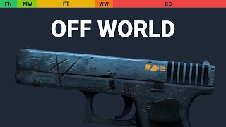 Glock-18 Off World - Skin Float And Wear Preview