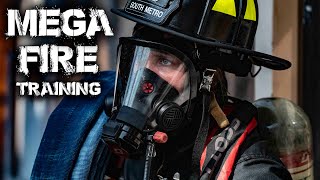 Mega Structure Fire Training  PIO Vlog