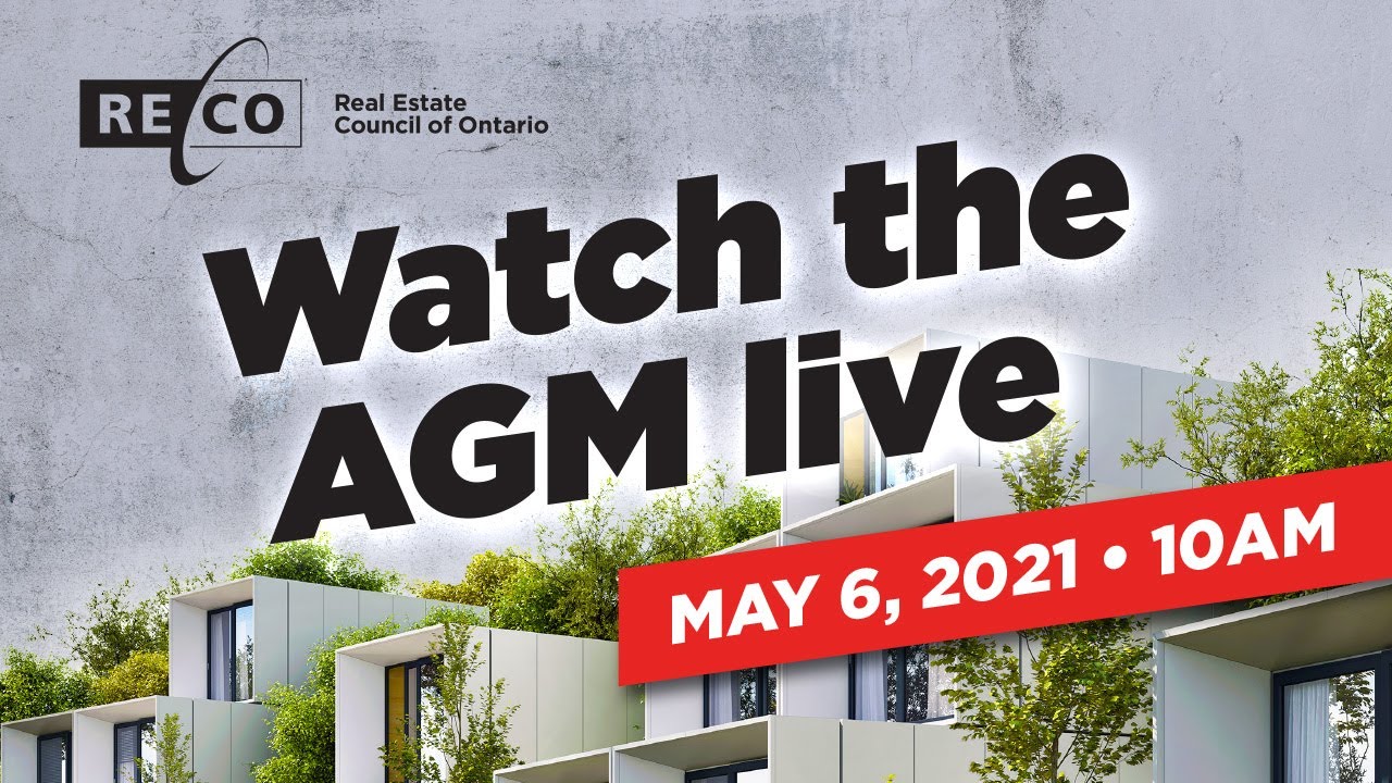 2021 Real Estate Council of Ontario Annual General Meeting. YouTube
