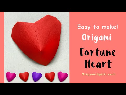 Easy-to-Make Paper Fortune Heart