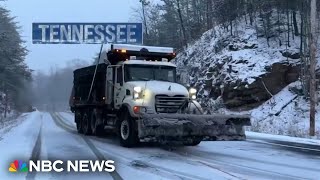 Snowstorm and freezing temps move across U.S.