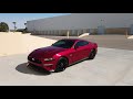 Ruby red s550 mustang 4k