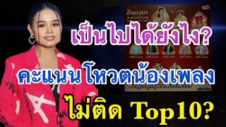 งงทั้งประเทศ! เป็นไปได้ยังไง คะแนนโหวต“เพลง พิมพ์ลดา” ไม่ติดTop10? อันดับร่วง?