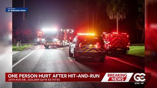 Man arrested in Collier County, accused of hitting pedestrian with car, leaving the scene