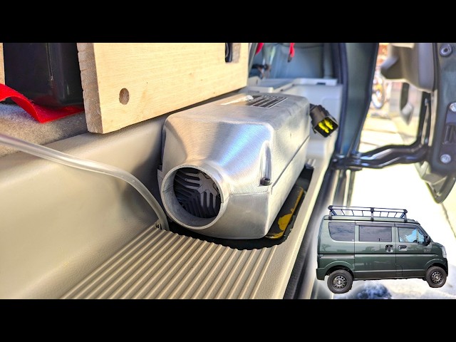 Installing a 1.5kW Mini Diesel Heater in a Micro Van | Suzuki