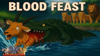 No Escape From This Crocodile Attack Roblox Savannah Life