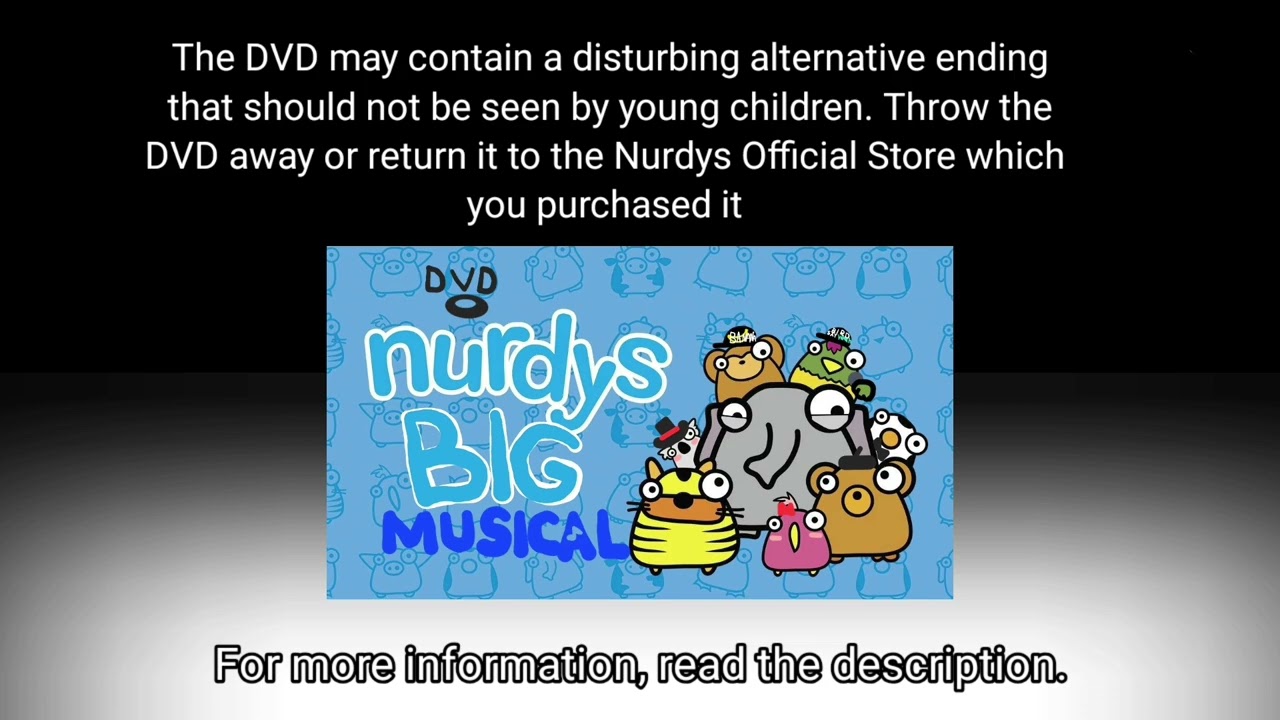 Nurdys Big Musical DVD Product Recall Commercial/PSA