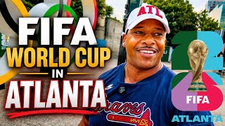 Downtown ATLANTA🍑BEFORE the Crowds! ⚽🏆FIFA World Cup #woldcup2026