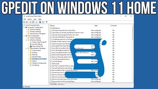 How to Enable Group Policy Editor (gpedit.msc) in Windows 11 Home