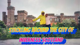Walking Tour Around Inverness on a Rainy Day || Shopping Center and Where to eat Breakfast
