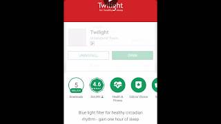 android display light solution,Automatic Optimal Display settings management app,Twilight screenshot 3