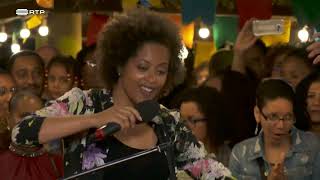 Video thumbnail of "Sara Tavares ft. Diego - Coisas Bunitas (ao vivo no programa Kintal di Belinha - 2018)"