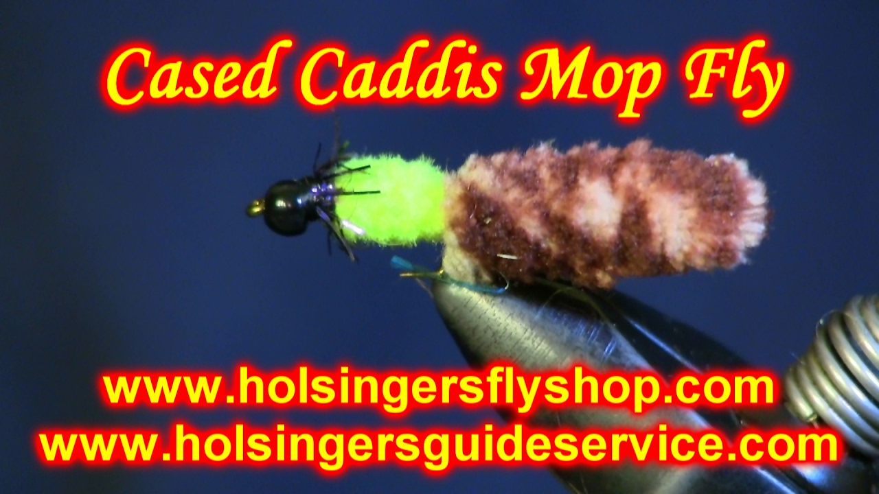 cased caddis mop fly 