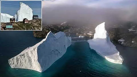 Massive Iceberg Threatens Homes As Skyscraper-Sized Ice Blocks Drift Towards Greenland's Coast