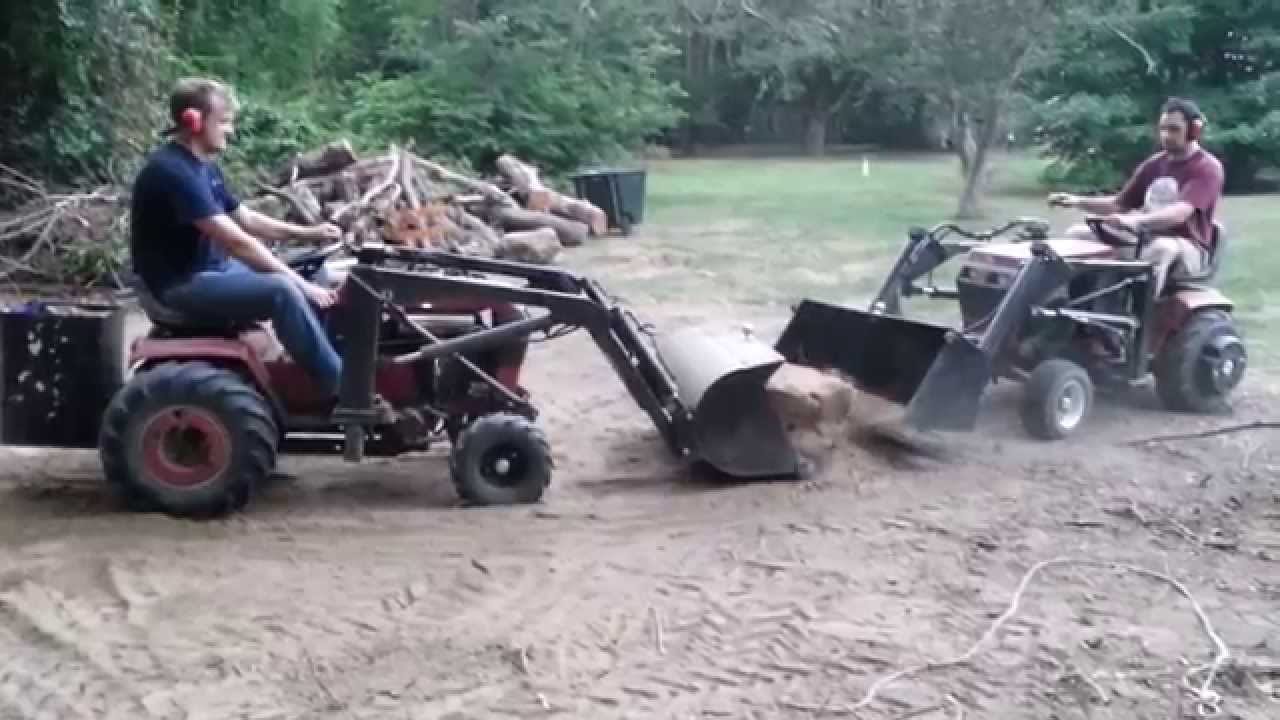 wheelhorse loaders at work